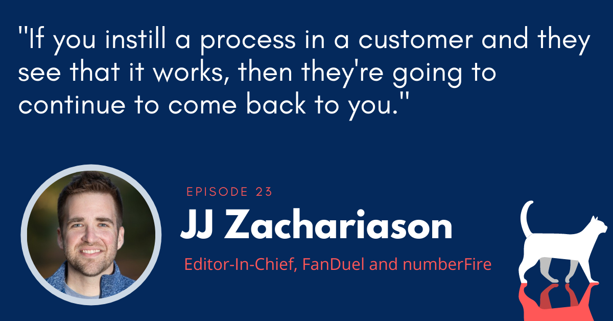 Fanduel's Editor-in-Chief JJ Zachariason on running the content team